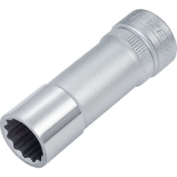 Hazet - Inserto chiave a bussola 880TZ-12 ∙ Attacco quadro, cavo, 3/8 di pollice (10 mm) ∙ Profilo trazione con doppio esagono esterno ∙ ac 12 mm