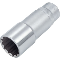 Inserto chiave a bussola 880TZ-19 ∙ Attacco quadro, cavo, 3/8 di pollice (10 mm) ∙ Profilo trazione con doppio esagono esterno ∙ ac 19 mm