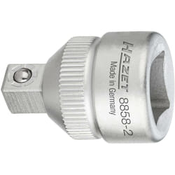 Riduzione 8858-2 ∙ Attacco quadro, cavo, 3/8 di pollice (10 mm) ∙ Attacco quadro, massiccio, 1/4 di pollice (6,3 mm) ∙ Lunghezza: 26 mm