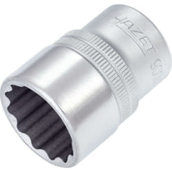 Hazet - Inserto chiave a bussola 900AZ-7/8 ∙ Attacco quadro, cavo, 1/2 di pollice (12,5 mm) ∙ Profilo trazione con doppio esagono esterno ∙ ac 7/8″