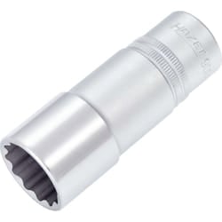 Inserto chiave a bussola 900TZ-24 ∙ Attacco quadro, cavo, 1/2 di pollice (12,5 mm) ∙ Profilo trazione con doppio esagono esterno ∙ ac 24 mm