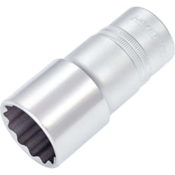 Inserto chiave a bussola 900TZ-30 ∙ Attacco quadro, cavo, 1/2 di pollice (12,5 mm) ∙ Profilo trazione con doppio esagono esterno ∙ ac 30 mm