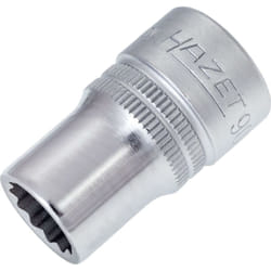 Inserto chiave a bussola 900Z-12 ∙ Attacco quadro, cavo, 1/2 di pollice (12,5 mm) ∙ Profilo trazione con doppio esagono esterno ∙ ac 12 mm