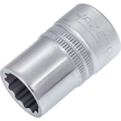 Inserto chiave a bussola 900Z-15 ∙ Attacco quadro, cavo, 1/2 di pollice (12,5 mm) ∙ Profilo trazione con doppio esagono esterno ∙ ac 15 mm