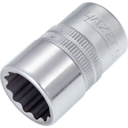 Inserto chiave a bussola 900Z-17 ∙ Attacco quadro, cavo, 1/2 di pollice (12,5 mm) ∙ Profilo trazione con doppio esagono esterno ∙ ac 17 mm