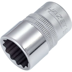 Inserto chiave a bussola 900Z-18 ∙ Attacco quadro, cavo, 1/2 di pollice (12,5 mm) ∙ Profilo trazione con doppio esagono esterno ∙ ac 18 mm