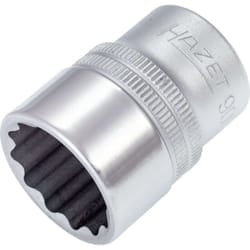 Inserto chiave a bussola 900Z-21 ∙ Attacco quadro, cavo, 1/2 di pollice (12,5 mm) ∙ Profilo trazione con doppio esagono esterno ∙ ac 21 mm