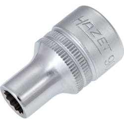 Inserto chiave a bussola 900Z-8 ∙ Attacco quadro, cavo, 1/2 di pollice (12,5 mm) ∙ Profilo trazione con doppio esagono esterno ∙ ac 8 mm