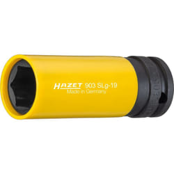 Inserto chiave a bussola per avvitatori ad impulso 903SLG-19 ∙ Attacco quadro, cavo, 1/2 di pollice (12,5 mm) ∙ Profilo trazione esagono esterno ∙ ac