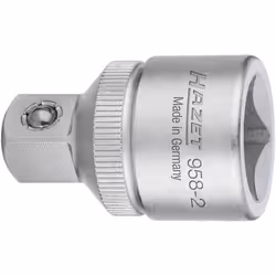 Riduzione Attacco esagonale esterno 10 = 3/8 di pollice attacco 1 ⁄ 2 ″ (12,5 mm)→Attacco quadro esterno presa di forza 3 ⁄ 8 ...
