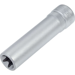 Hazet - Inserto chiave a bussola 880LG-E12 ∙ Attacco quadro, cavo, 3/8 di pollice (10 mm) ∙ Profilo esterno torx® ∙ ac E12