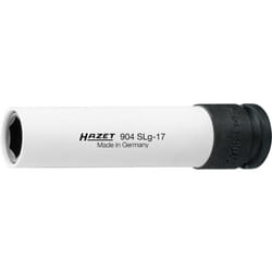 Inserto chiave a bussola per avvitatori ad impulso ∙ extra lungo 904SLG-17 ∙ Attacco quadro, cavo, 1/2 di pollice (12,5 mm) ∙ Profilo esagonale