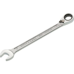 Hazet - Chiave combinata con cricchetto 606-17 ∙ Profilo trazione con doppio esagono esterno ∙ ac 17 mm
