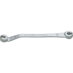 Hazet - Chiave ad anello per tubi freno ∙ aperta 612N-11 ∙ Profilo esagonale esterno ∙ ac 11 mm