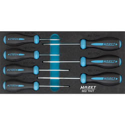 Hazet - Serie di giraviti HEXAnamic® 802TH/7 ∙ Profilo torx® Tamper Resistant ∙ 7-pezzi ∙ T8 H – T30 H