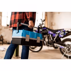 HAZET 190L-2 Cassetta degli attrezzi Plastica Nero, Blu - Vista aggiuntiva 5