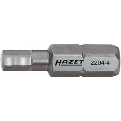 Hazet - Bit 2204-7 ∙ Attacco esagonale, massiccio, 1/4 di pollice (6,3 mm) ∙ Profilo esagonale interno ∙ ac 7 mm
