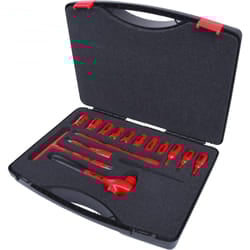 HAZET 163-131/8 Set bussole 8 1/4, 1/2, 3/8, 3/4 Safety-Insert-System Quadrato