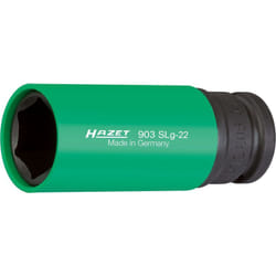 Inserto chiave a bussola per avvitatori ad impulso 903SLG-22 ∙ Attacco quadro, cavo, 1/2 di pollice (12,5 mm) ∙ Profilo trazione esagono esterno ∙ ac