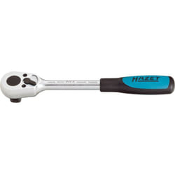Hazet - Leva a cricchetto reversibile ∙ corta 916K ∙ Attacco quadro, massiccio, 1/2 di pollice (12,5 mm) ∙ Lunghezza: 199 mm