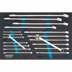 Safety-Insert-System HAZET (SIS) Made in Germany Presa di forza: Profilo trazione con doppio esagono esterno Dimensioni: 519 ...