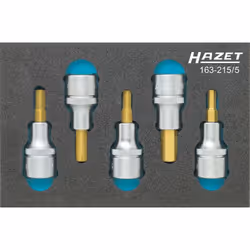 Safety-Insert-System HAZET (SIS) Versione corta Con zigrinatura Safety-Insert-System, alloggiamento in espanso morbido bicomp ...