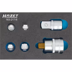 Safety-Insert-System HAZET (SIS) Safety-Insert-System, alloggiamento in espanso morbido bicomponente Made in Germany Attacco: ...