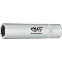 Inserto per rivestimento carter della catena 850TZ-8 ∙ Attacco quadro, cavo, 1/4 di pollice (6,3 mm) ∙ Profilo trazione con doppio esagono esterno ∙