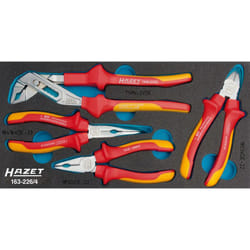 Hazet - Serie di pinze ∙ con isolamento di protezione 163-226/4 ∙ 4-pezzi