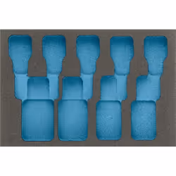 Alloggiamento in espanso morbido bicomponente ∙ vuoto Per 163-270/9 ∙ 986/9 Made in Germany Dimensioni: 172 mm x 114 mm Dimen ...