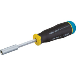 Hazet - Giravite dinamometrico 6001-1.4/3 ∙ Campo di coppia min-max: 0.4 – 1.4 Nm ∙ Precisione: 15% ∙ Attacco esagonale, cavo, 1/4 di pollice (6,3