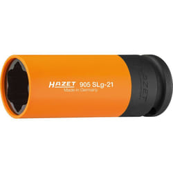 Inserto chiave a bussola per avvitatori ad impulso ∙ profilo speciale 905SLG-21 ∙ Attacco quadro, cavo, 1/2 di pollice (12,5 mm) ∙ Profilo speciale