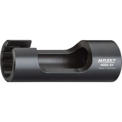 Chiave per condotti di iniezione 4550-21 ∙ Attacco quadro, cavo, 1/2 di pollice (12,5 mm) ∙ Profilo a doppio esagono esterno ∙ ac 21 mm