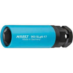 Inserto chiave a bussola per avvitatori ad impulso 903SLG6-17 ∙ Attacco quadro, cavo, 1/2 di pollice (12,5 mm), Attacco esagonale esterno 24 mm ∙