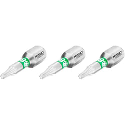 Bit 2223N-T8/3 ∙ Attacco esagonale, massiccio, 1/4 di pollice (6,3 mm) ∙ Profilo interno torx® ∙ 3-pezzi ∙ ac T8