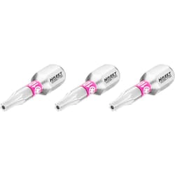 Bit 2223N-T10H/3 ∙ Attacco esagonale, massiccio, 1/4 di pollice (6,3 mm) ∙ Profilo TORX® Tamper Resistant ∙ 3-pezzi ∙ AC T10H