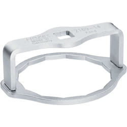 Hazet - Chiavi per filtro olio 2169-14 ∙ Attacco quadro, cavo, 1/2 di pollice (12,5 mm) ∙ Profilo attacco esterno a 14 lati ∙ ac 73 mm