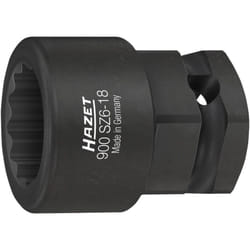 Inserto per chiave a bussola per albero motore 900SZ6-18 ∙ Quadrato 12,5 mm (1/2'), esagono esterno 24 mm ∙ Profilo esterno doppio esagonale di