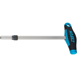 Hazet - Impugnatura portainserti telescopica con impugnatura a t 866BH-14 ∙ Attacco esagonale, cavo, 1/4 di pollice (6,3 mm)