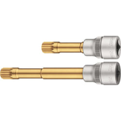 Serie di inserti chiave a bussola per giraviti 2584-12/2 ∙ Attacco quadro, cavo, 1/2 di pollice (12,5 mm) ∙ Profilo poligonale interno xzn ∙ 2-pezzi