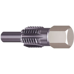 Hazet - Utensile per ripassare le filettature di sensori/sonde di temperatura dei gas di scarico 4683-14 ∙ Attacco esagonale esterno 13 mm ∙