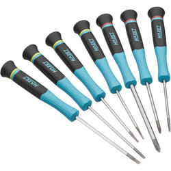 Hazet - Giraviti per elettronica 811EL/7 ∙ Profilo intaglio a croce ph, Profilo ad intaglio ∙ 7-pezzi ∙ 0,2 x 1,5 – 0,5 x 3 ∙ PH00 – PH1