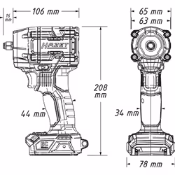 HAZET 9512-600/4 trapano - Vista aggiuntiva 2