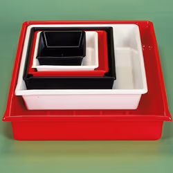 Kaiser Fototechnik Lab Trays 24x30, Rosso, Plastica, 315 x 375 x 70 mm