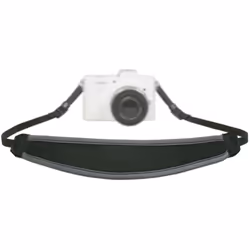 Kaiser 6743 tracolla Fotocamera Tessuto, Neoprene Nero