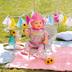 BABY born Deluxe Trendy Poncho, Set di vestiti per bambola, 3 anno/i, 315 g