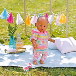 BABY born Deluxe Trendy Poncho Set di vestiti per bambola