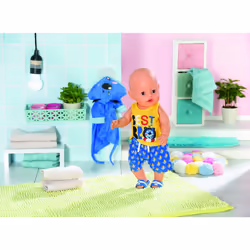 BABY born Bath Deluxe Boy Outfit Set di vestiti per bambola