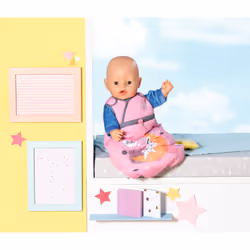 BABY born Sleeping Bag Sacco a pelo per bambola - Vista aggiuntiva 7