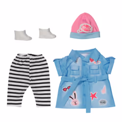 BABY born Deluxe Jeans Dress, Set di vestiti per bambola, 3 anno/i, 375 g